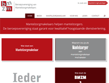 Tablet Screenshot of bmzm.nl